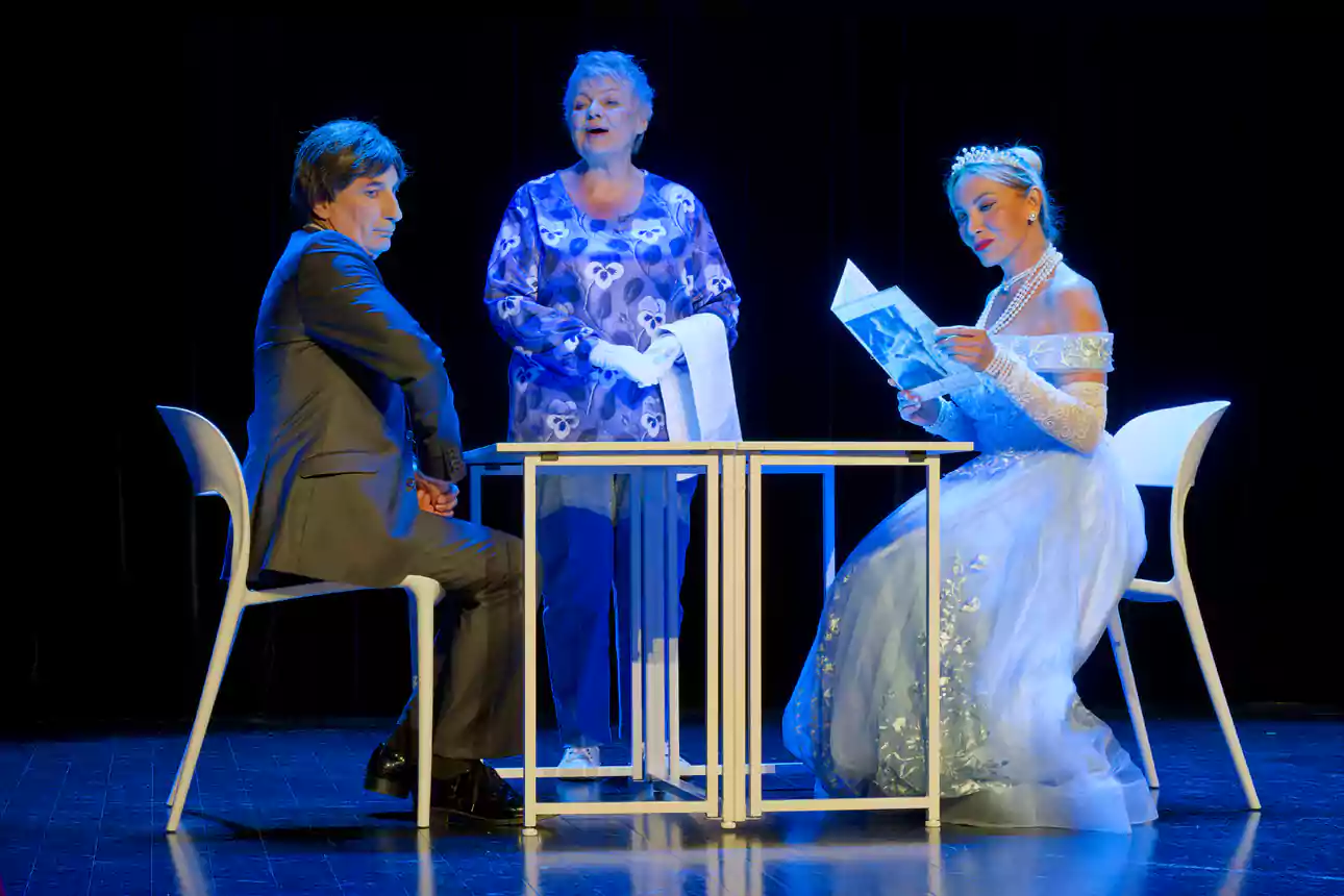 Photo pièce de théâtre : Combien d'oiseaux dans le ciel ?