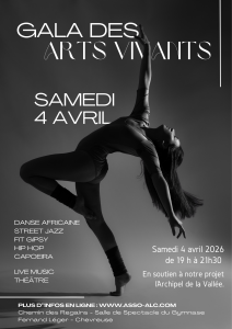 Affiche : Gala des Arts vivants
