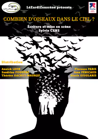 Flyer pièce de théâtre : Combien d'oiseaux dans le ciel ?